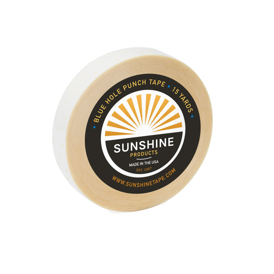 Blue Hole Punch Tape Roll